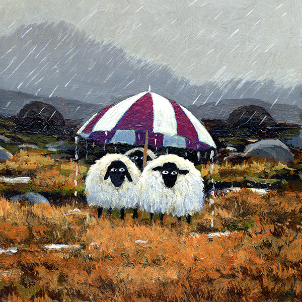 Wish Ewe Were Here sheep design featuring whimsical Thomas Joseph artwork