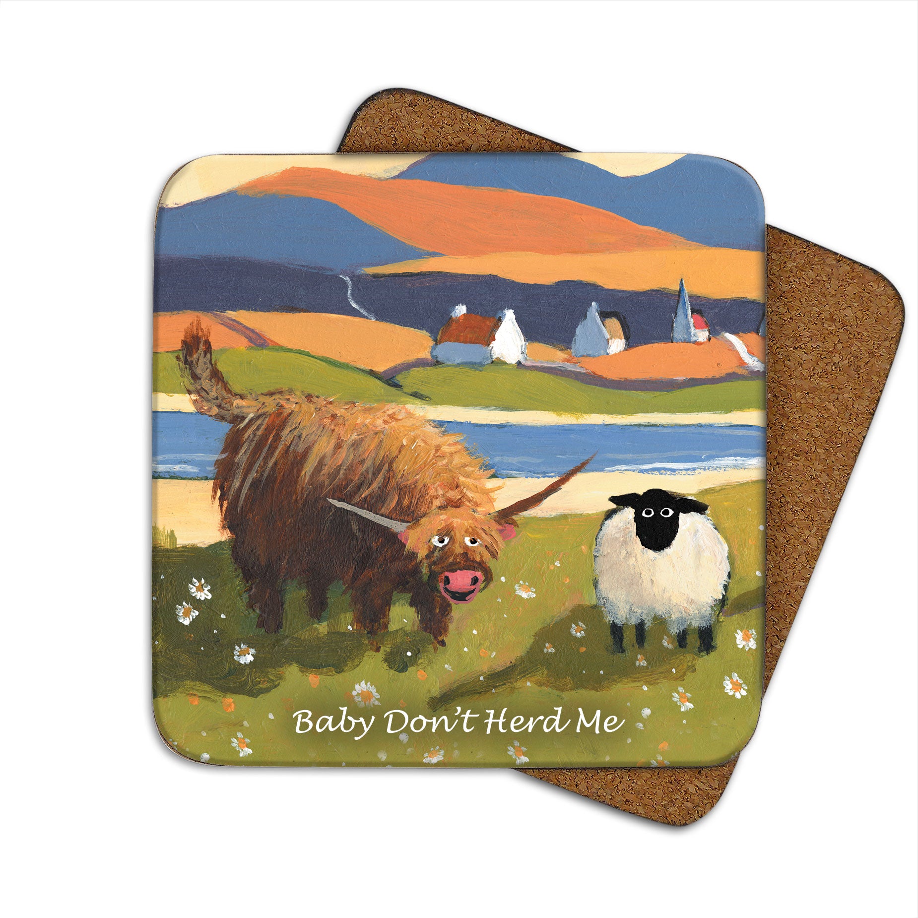 Baby Don't Herd Me Coaster