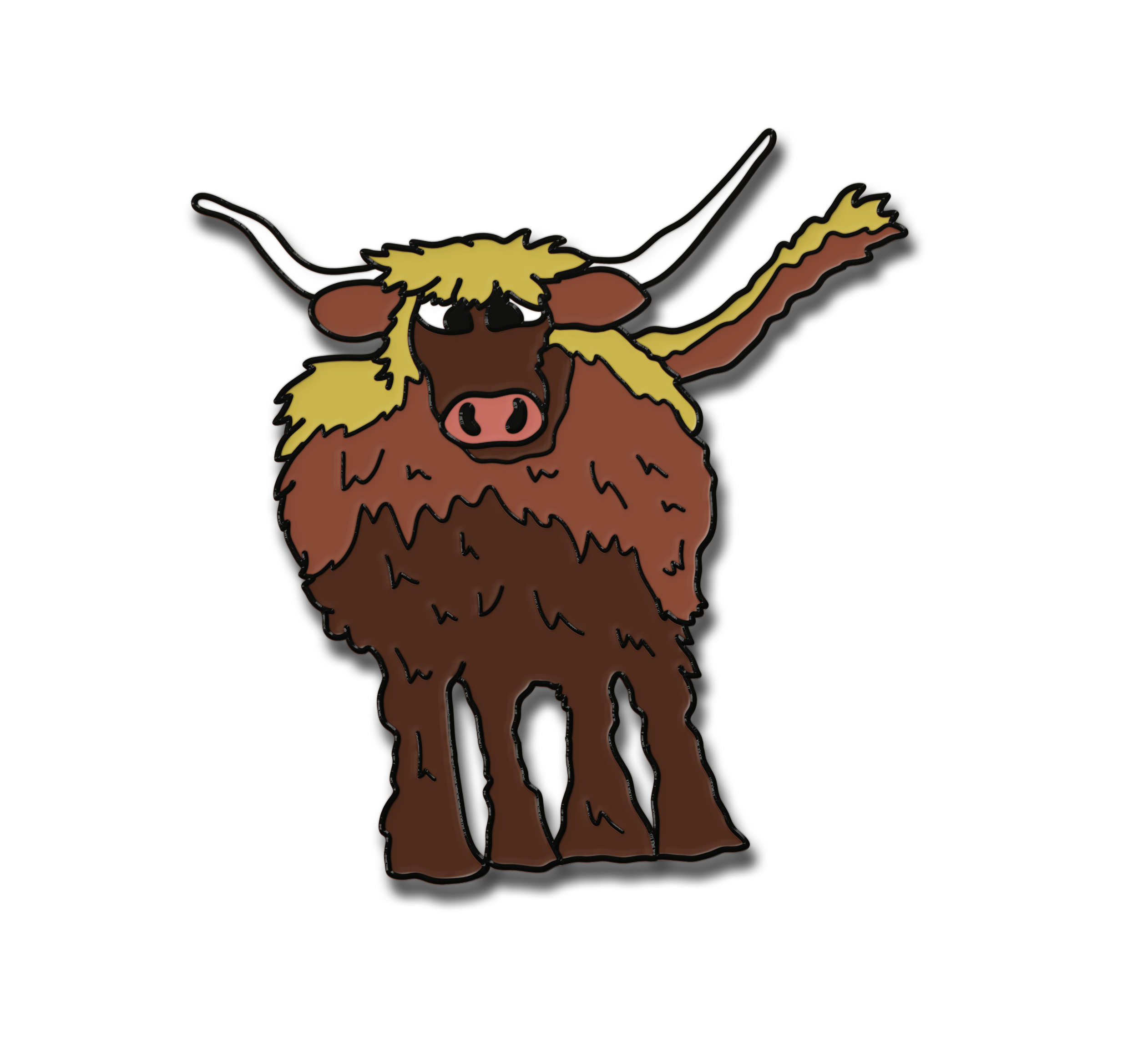 Sir Loin Enamel Pin