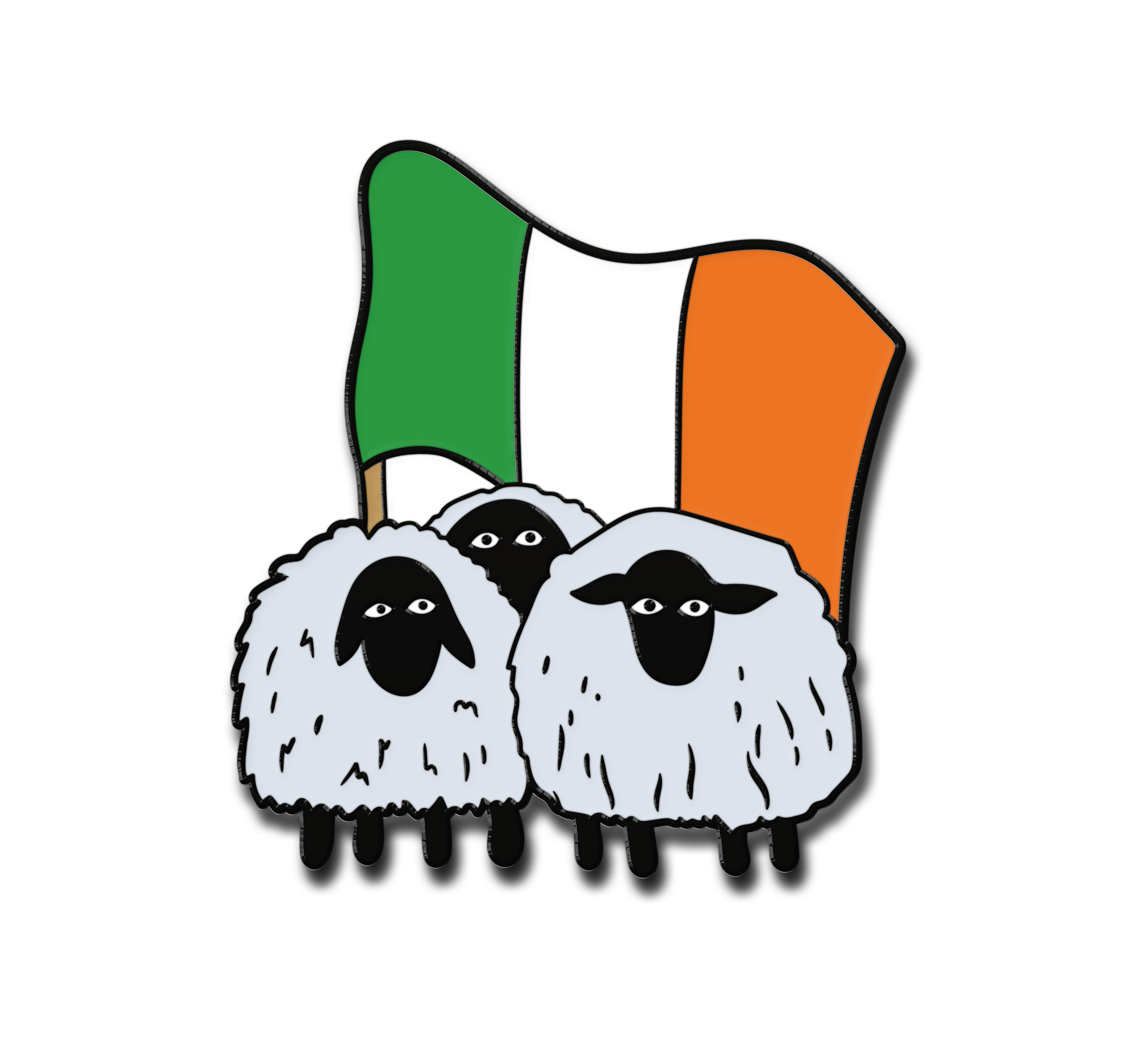 Irish Flag Enamel Pin