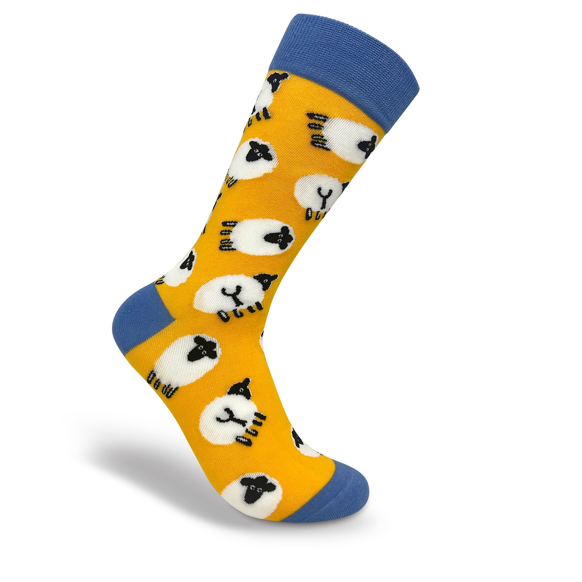 Yellow Sheep Socks