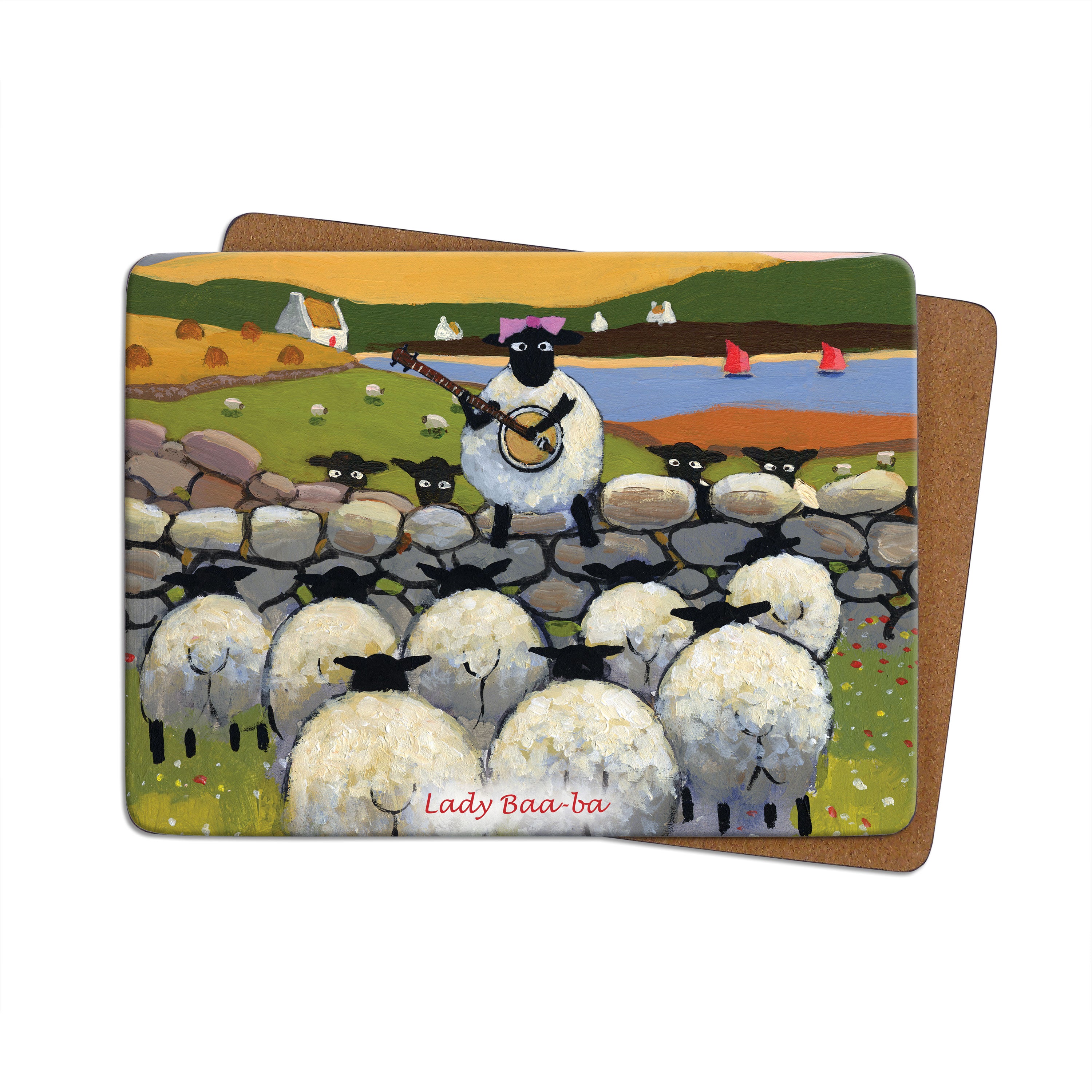 Lady Baa-ba Single Table Mat