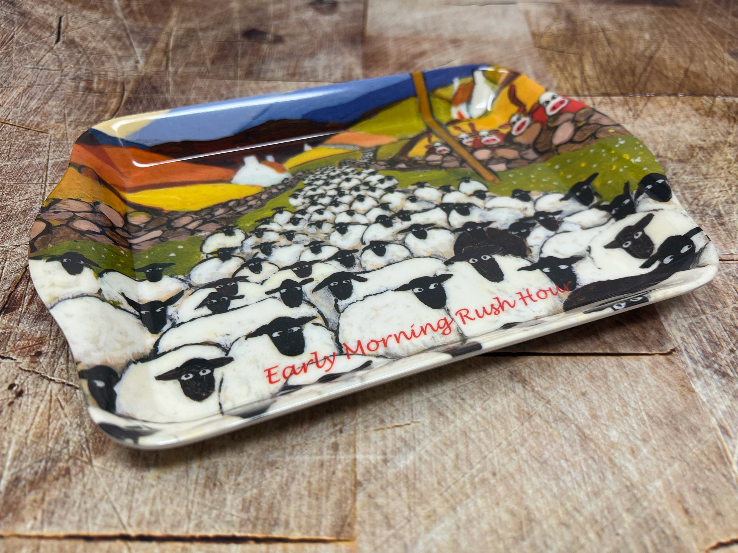 Early Morning Rush Hour Scatter Tray