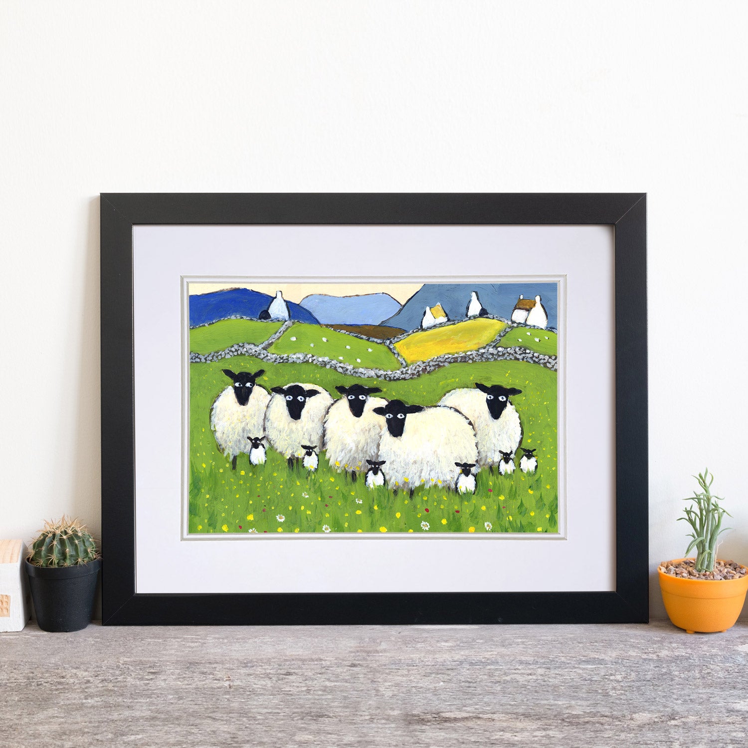 Family Album Mounted Print