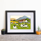 Pretty Maids All In A Row Mounted Print