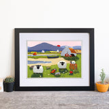 Nice To See Ewe Mounted Print