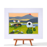 Thank Ewe Mounted Print