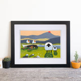 Thank Ewe Mounted Print