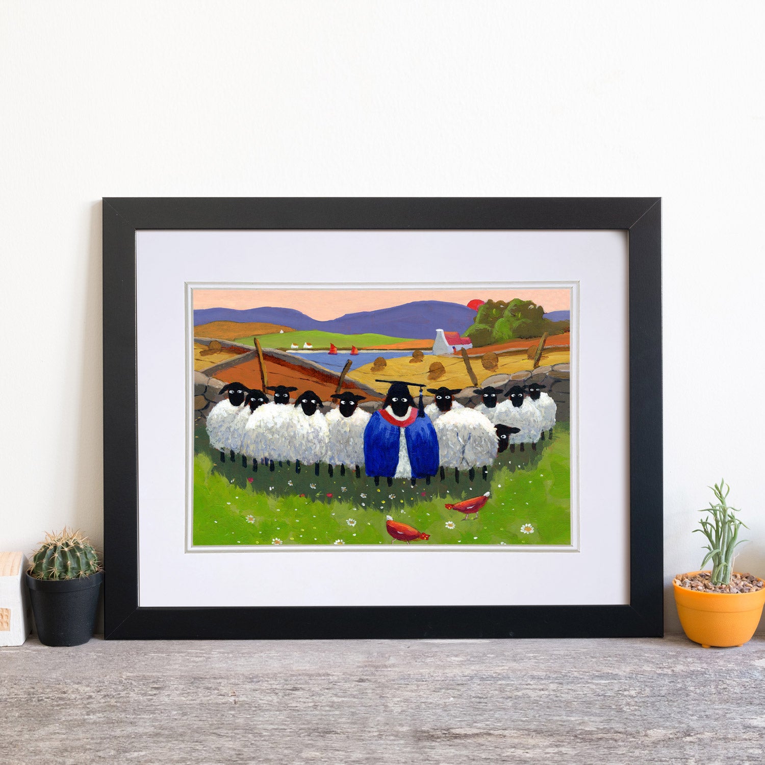 The Grad-Ewe-Ate Mounted Print