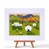 Time To Put Ewe're Feet Up Mounted Print