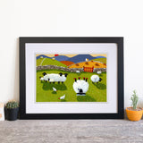 Time To Put Ewe're Feet Up Mounted Print