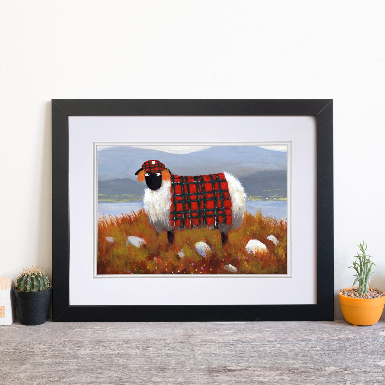 See Ewe Jimmy Mounted Print
