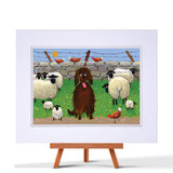 Ewe're A Big Softee Mounted Print