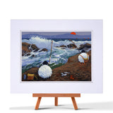 Gone Fishin' Mounted Print