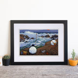 Gone Fishin' Mounted Print