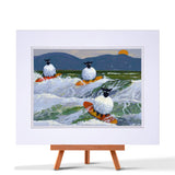 Surfin' Dude Mounted Print