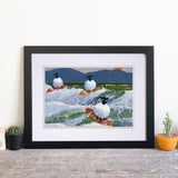 Surfin' Dude Mounted Print