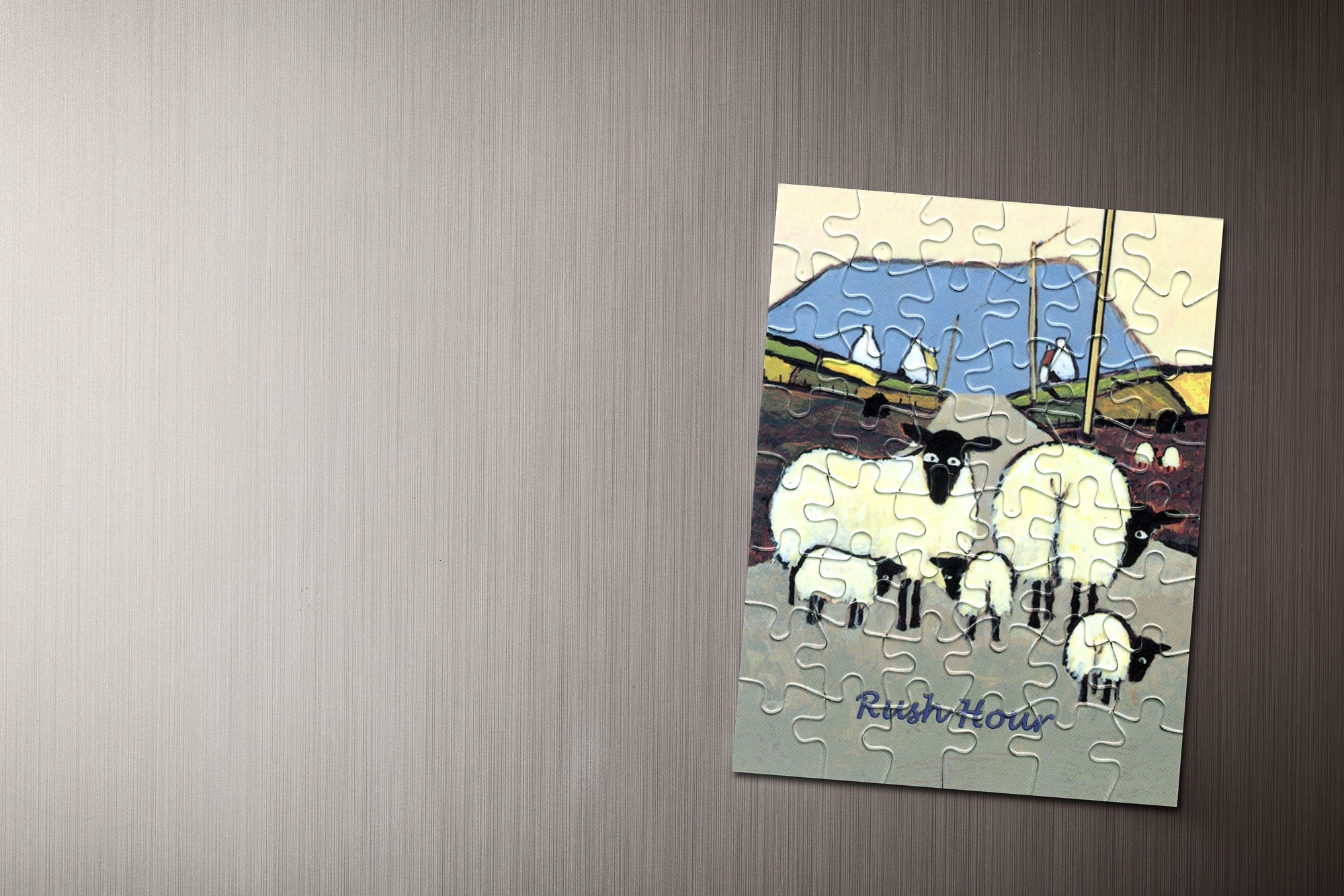 Rush Hour Jigsaw Magnet