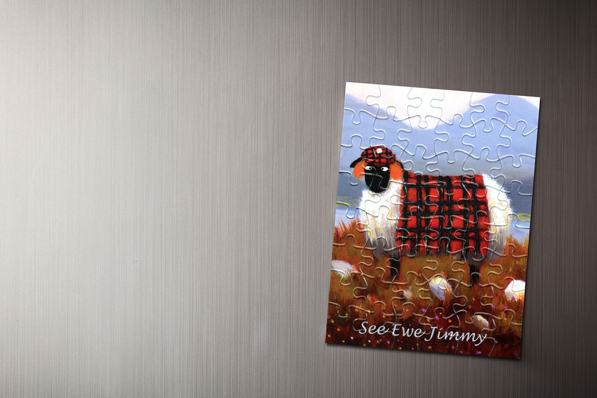 See Ewe Jimmy Jigsaw Magnet