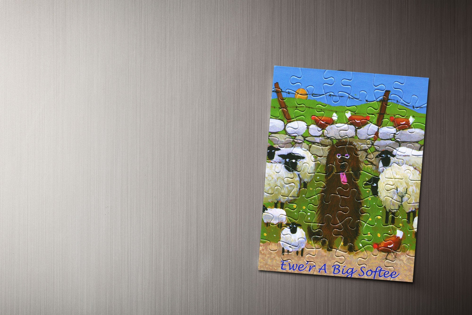 Ewe're A Big Softee Jigsaw Magnet