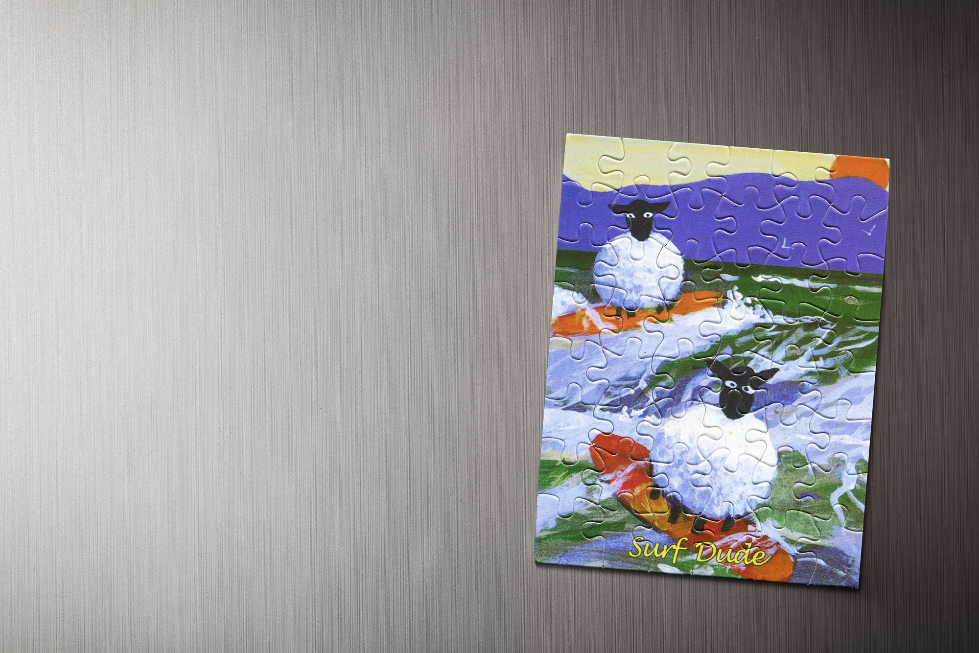 Surfin Dude Jigsaw Magnet