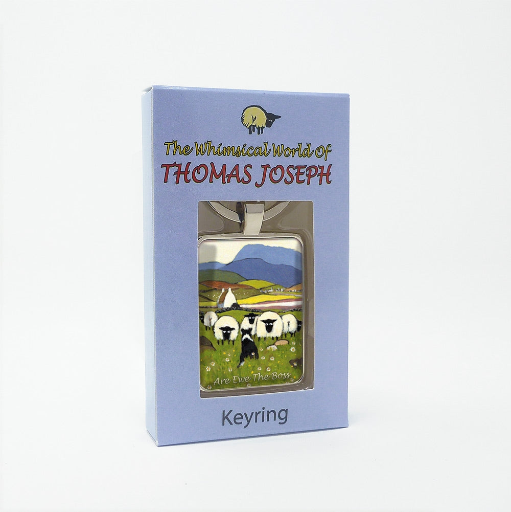 Are Ewe The Boss Keyring Keychain Gift by Thomas Joseph