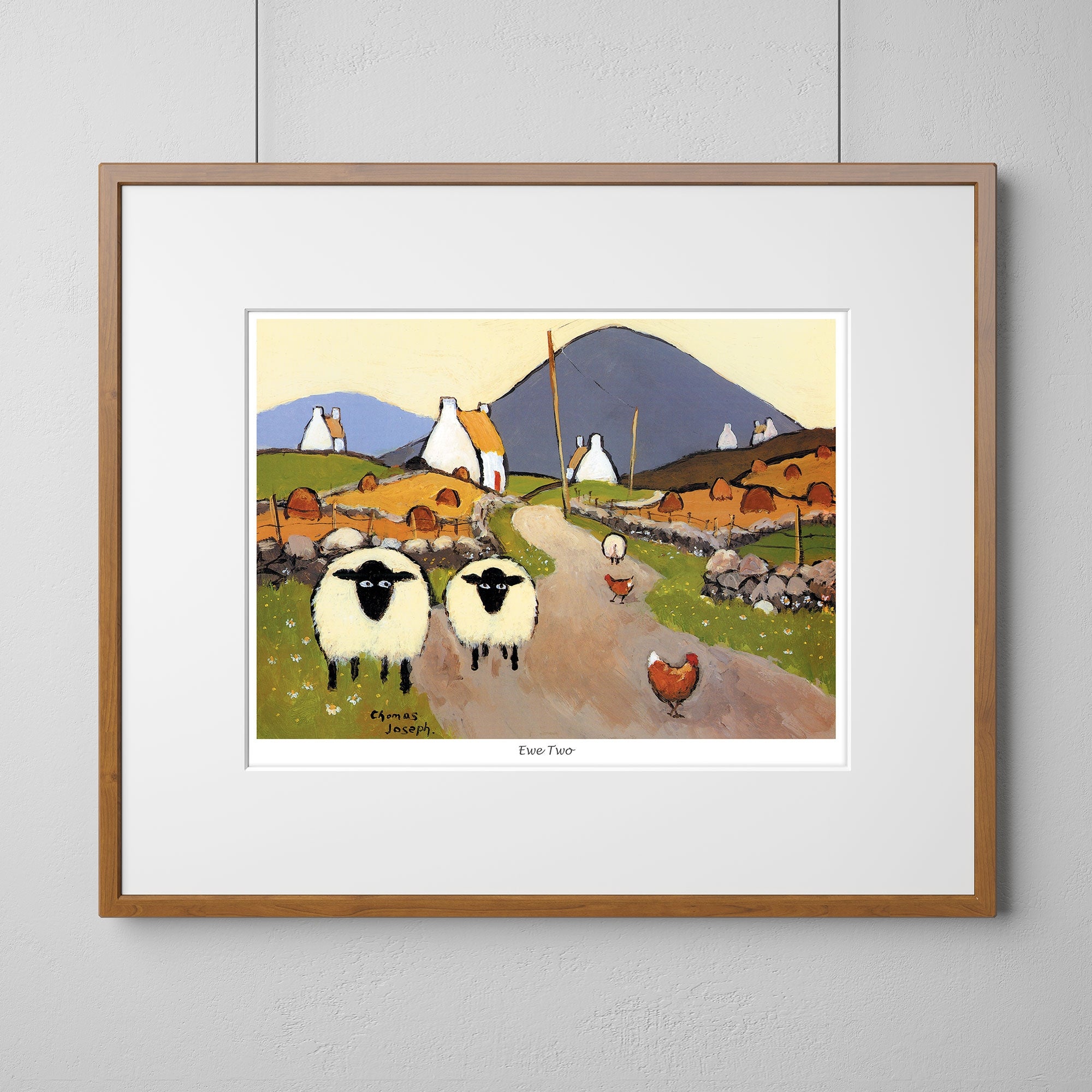 Evening At The Waterhole Mounted Print
