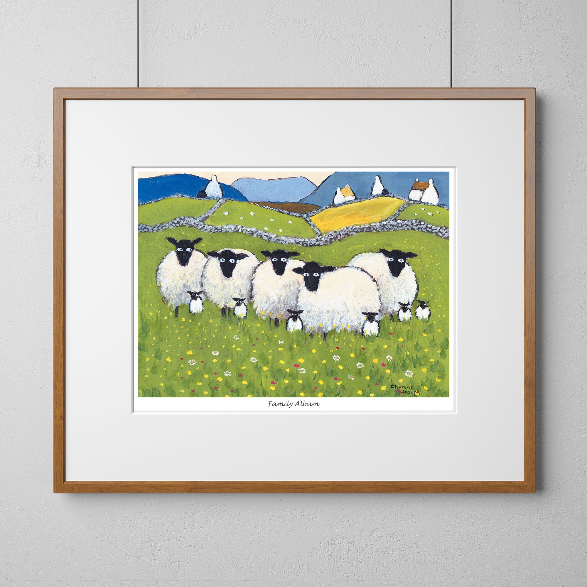 Family Album Mounted Print