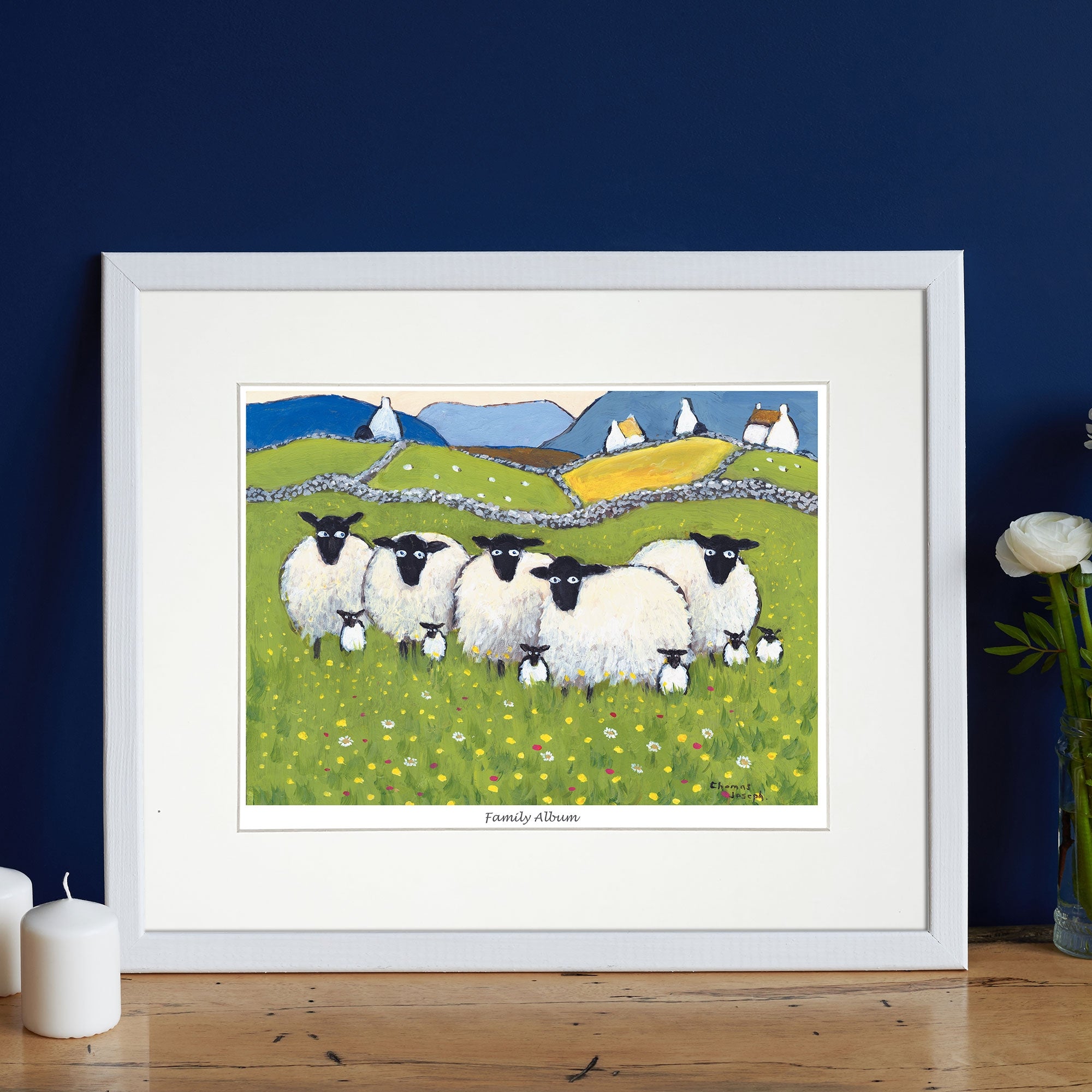 Family Album Mounted Print