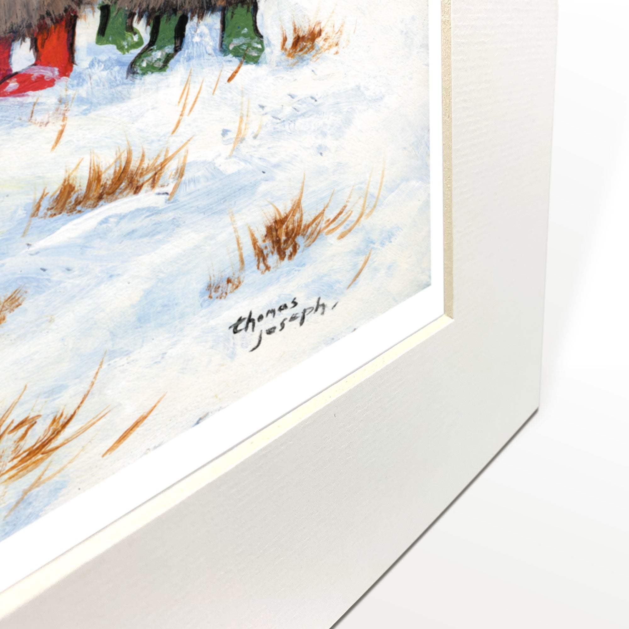 Winter Woollies Mounted Print