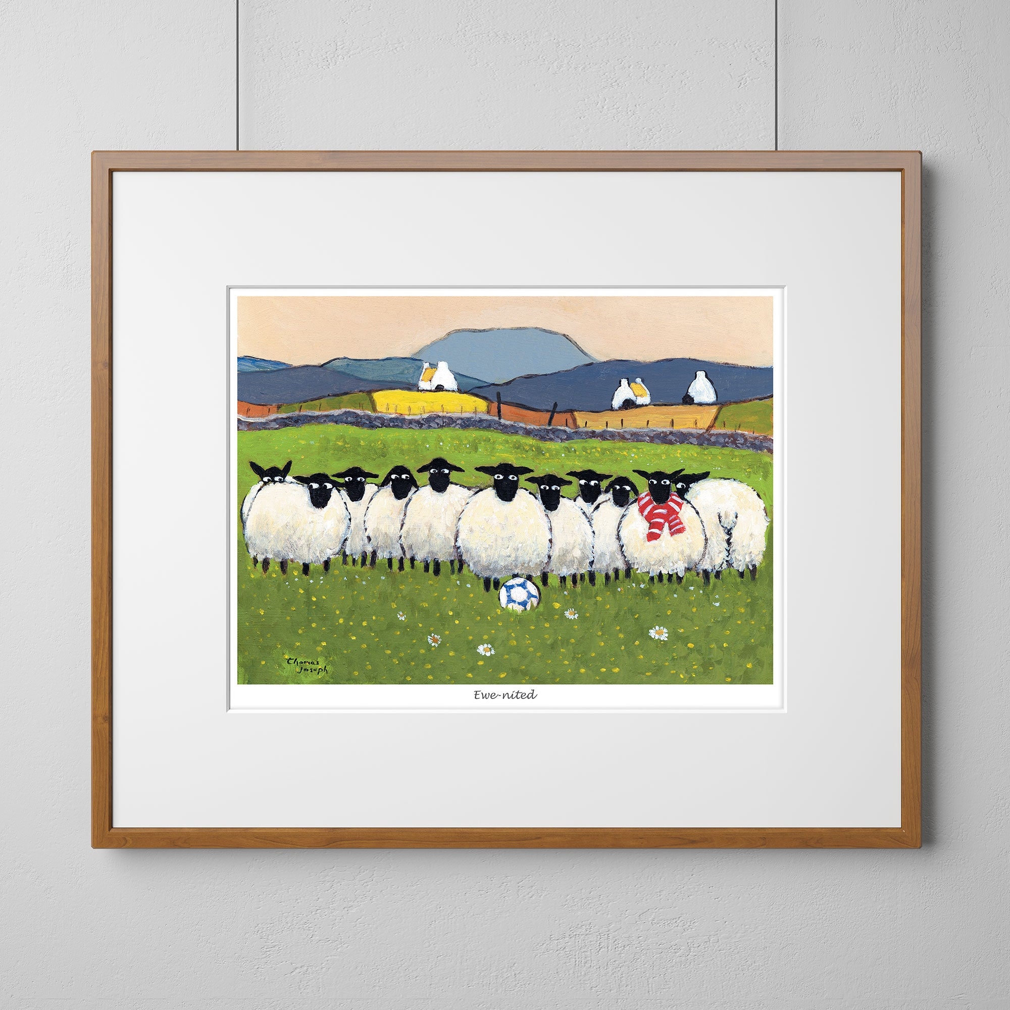 Ewe-Nited Mounted Print