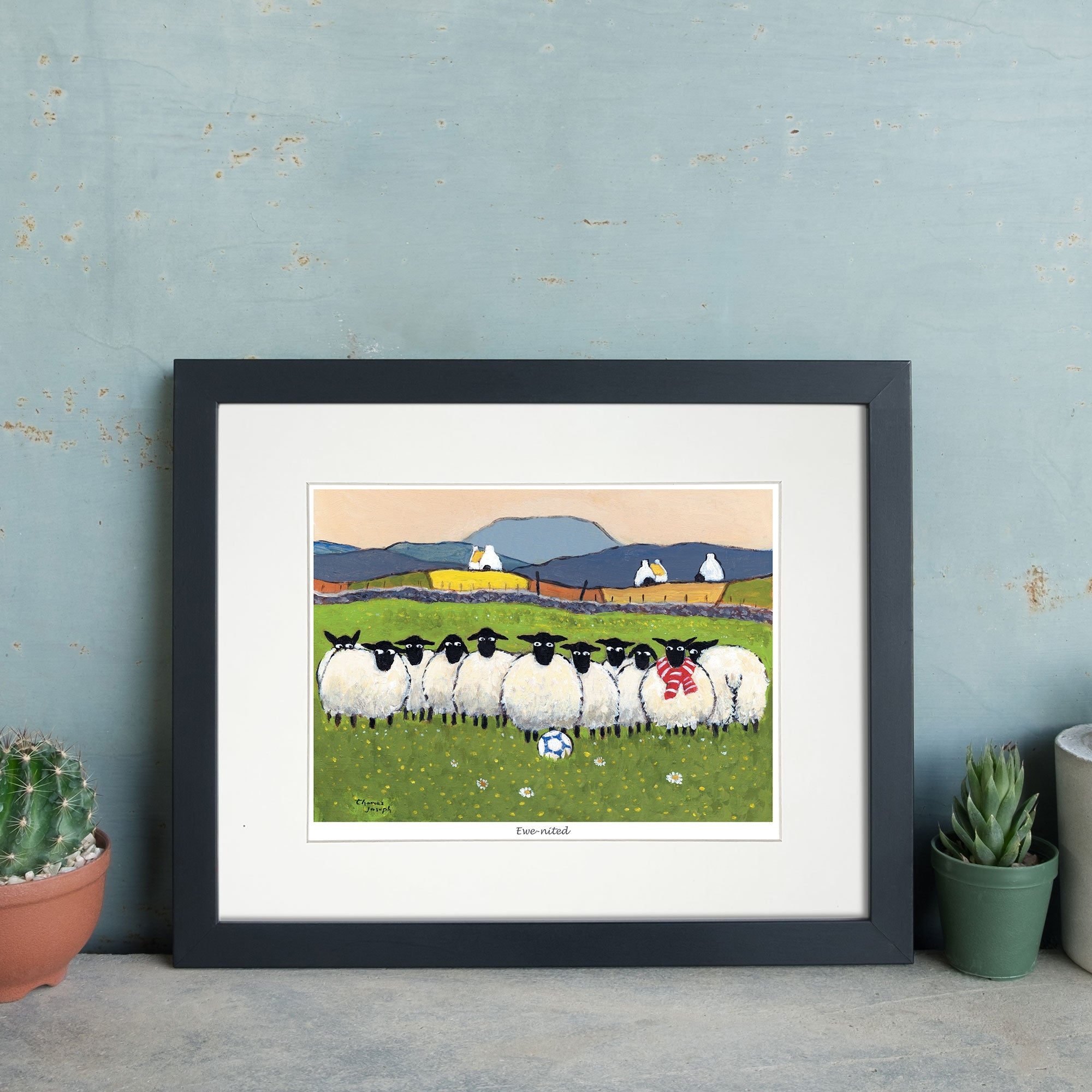 Ewe-Nited Mounted Print