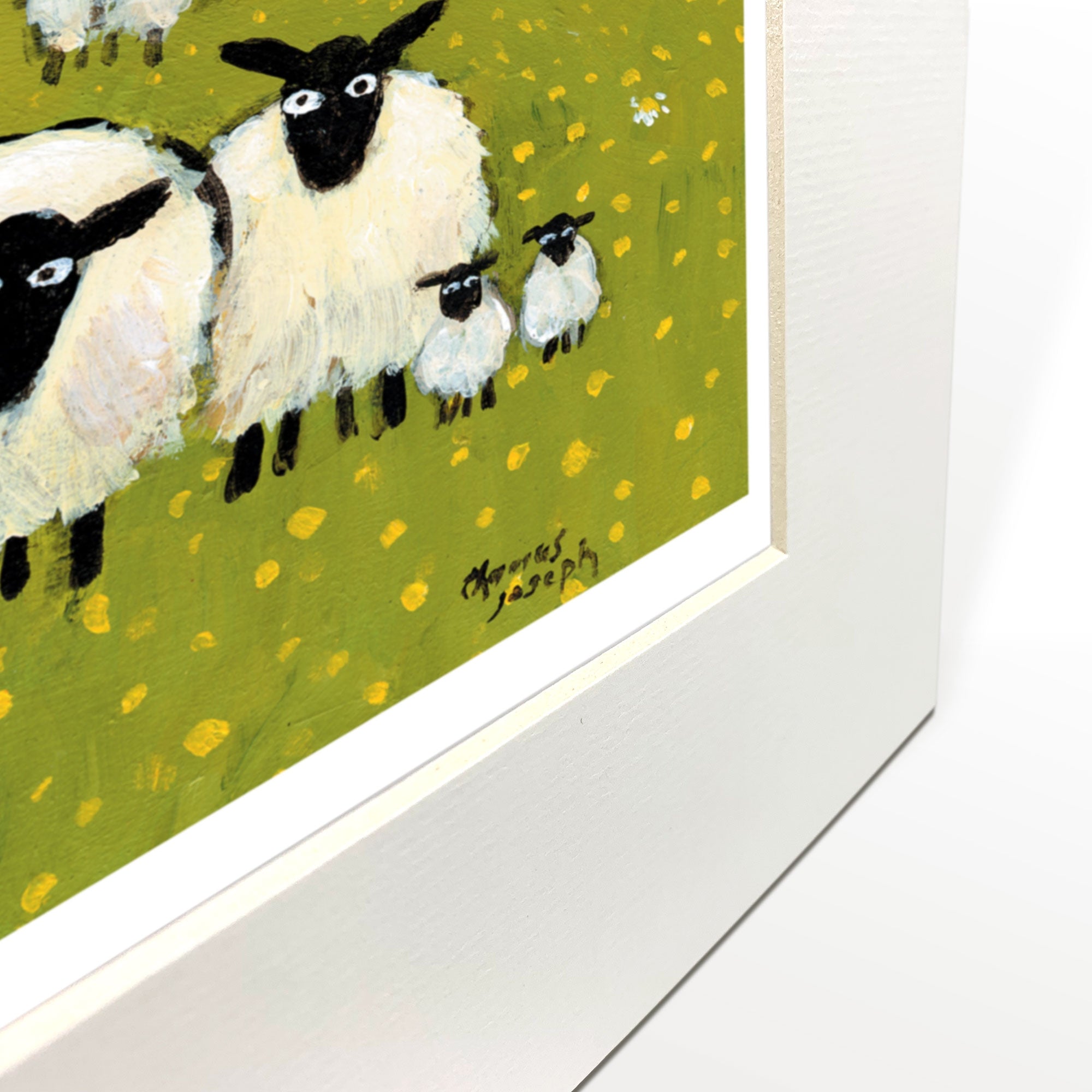 Pretty Maids All In A Row Mounted Print