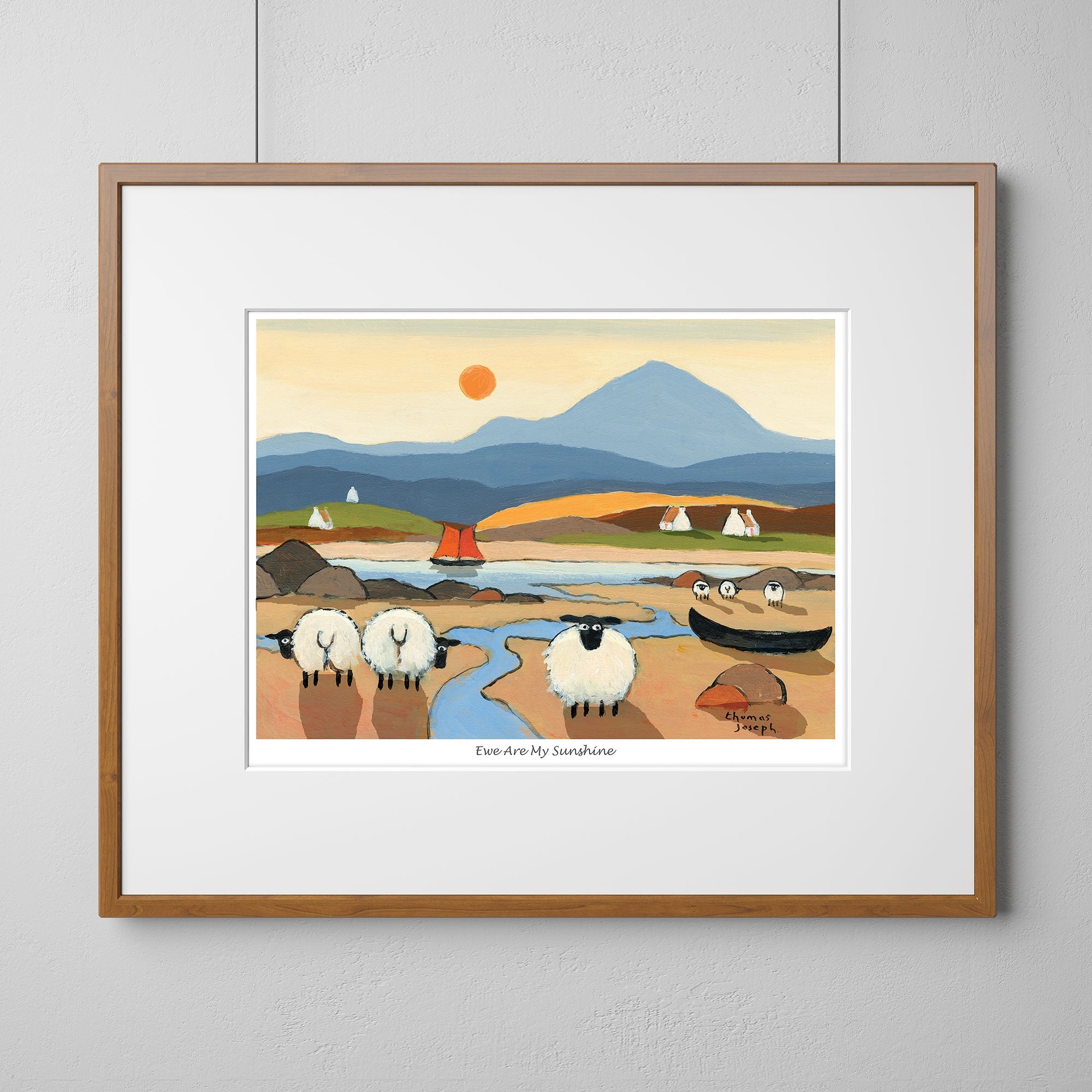 Ewe Are My Sunshine Mounted Print