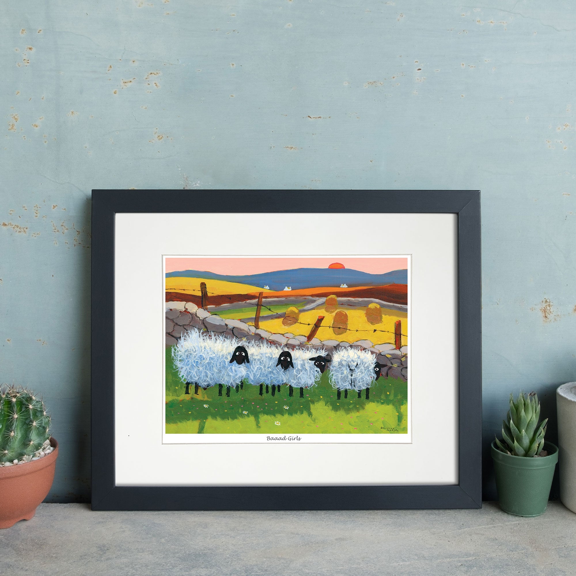 Baaad Girls Mounted Print