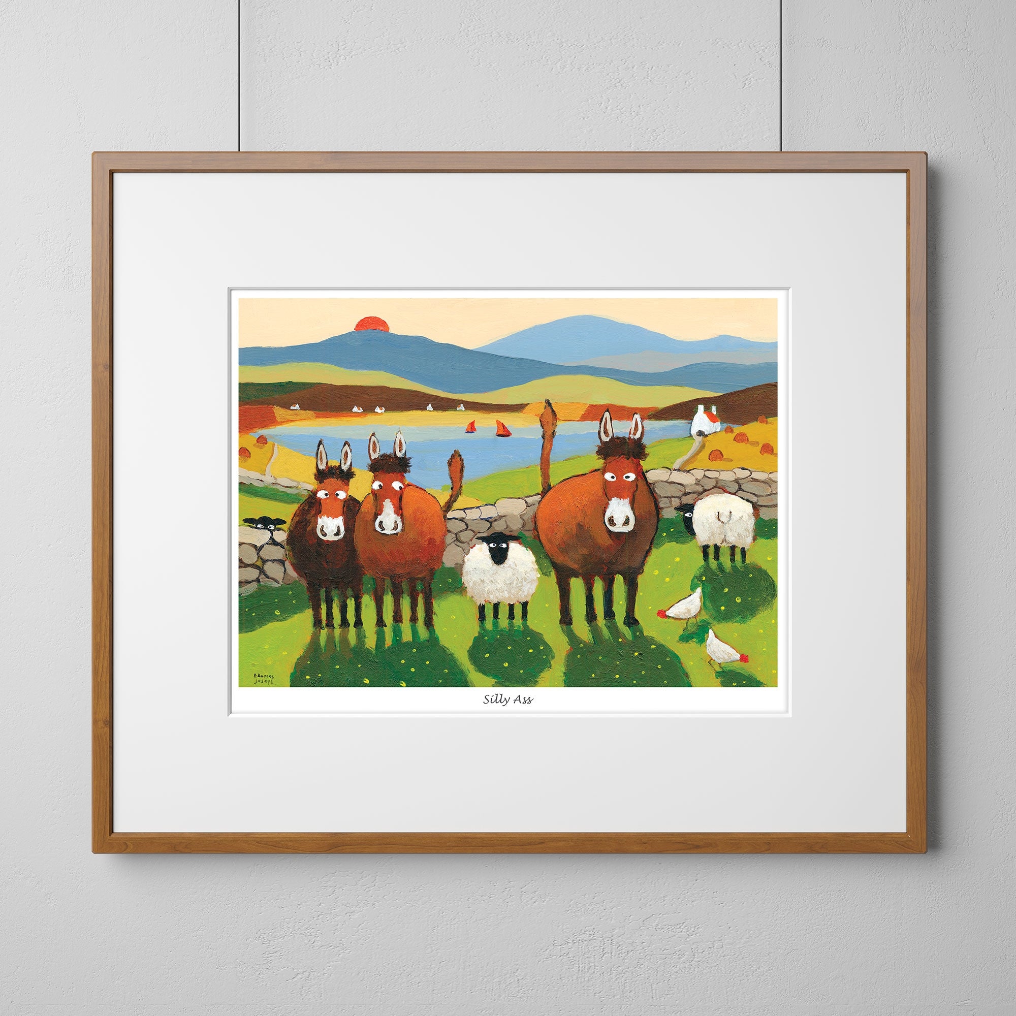Silly Ass Mounted Print