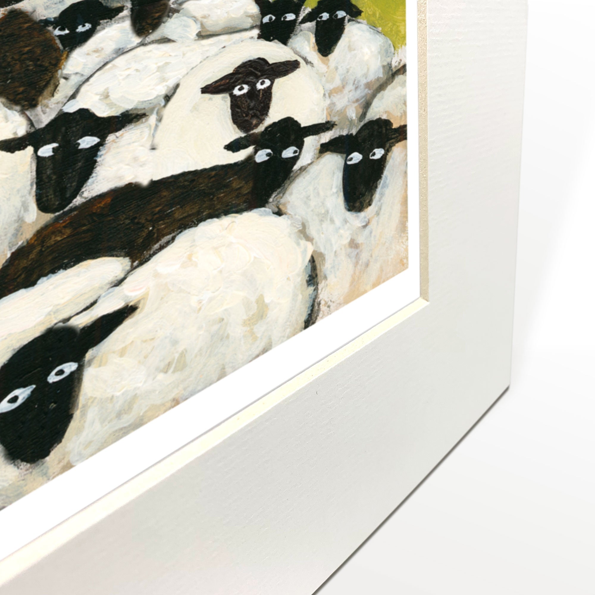 Early Morning Rush Hour Mounted Print