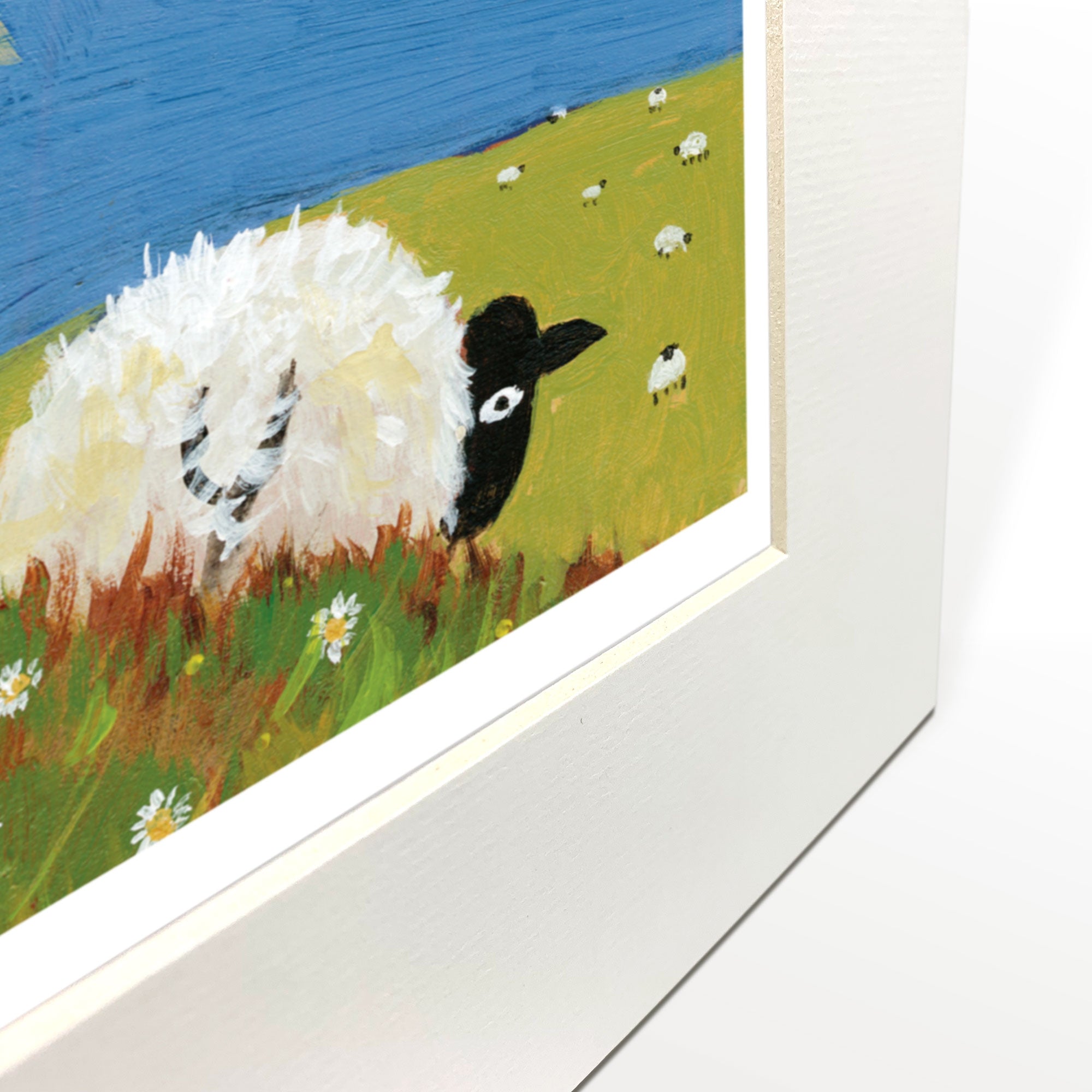 Ewe Ok Friend Mounted Print