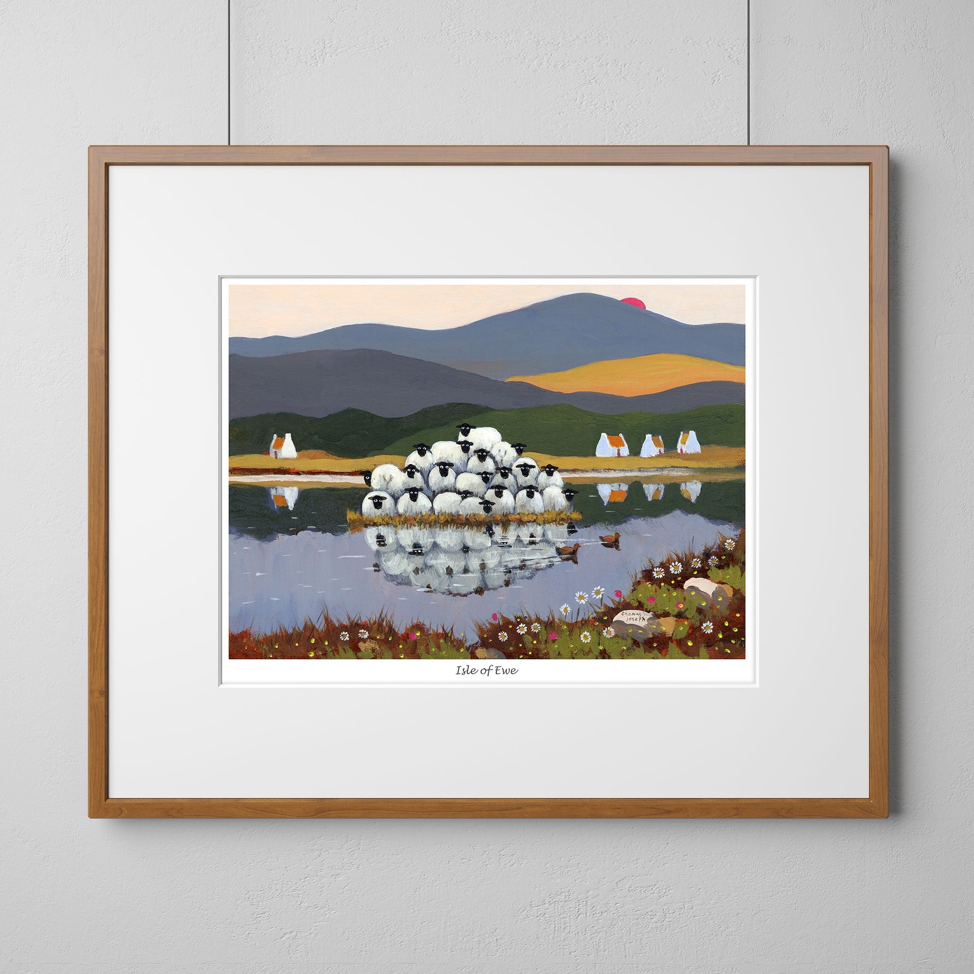 Isle Of Ewe Mounted Print