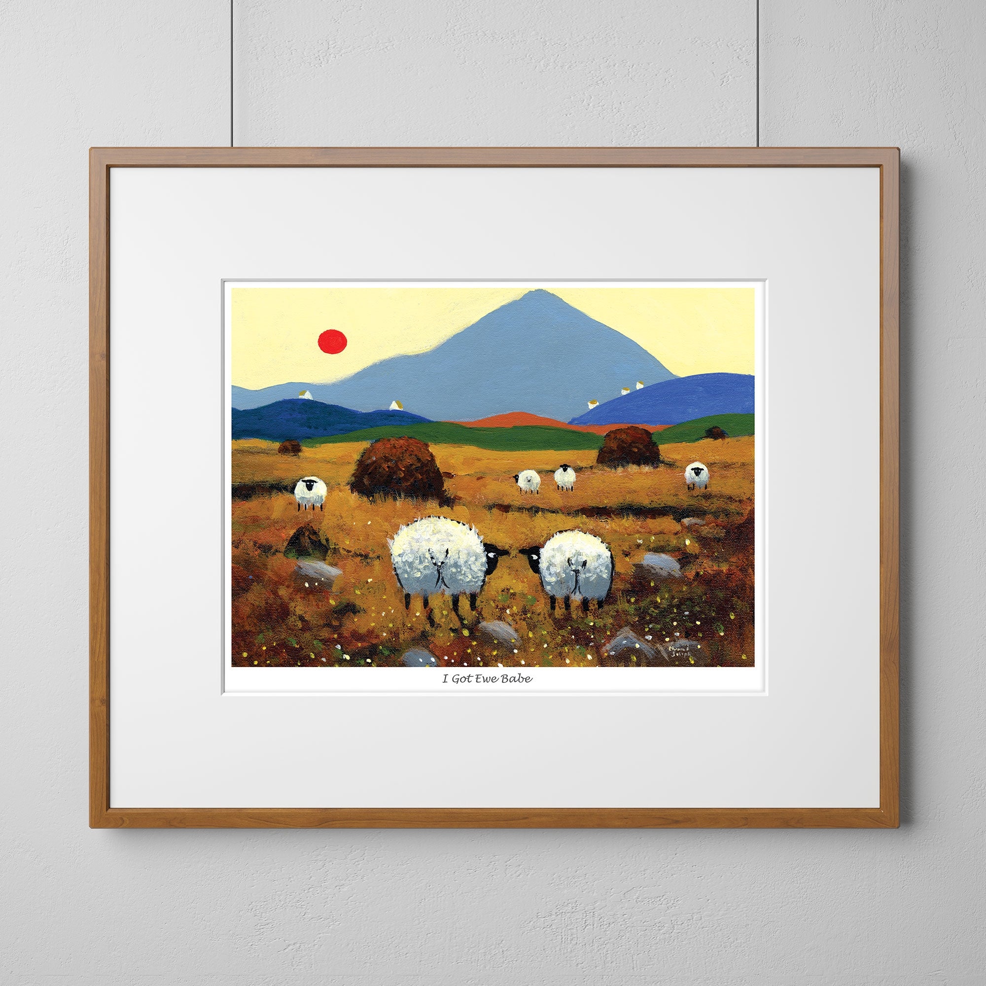 I Got Ewe Babe Mounted Print