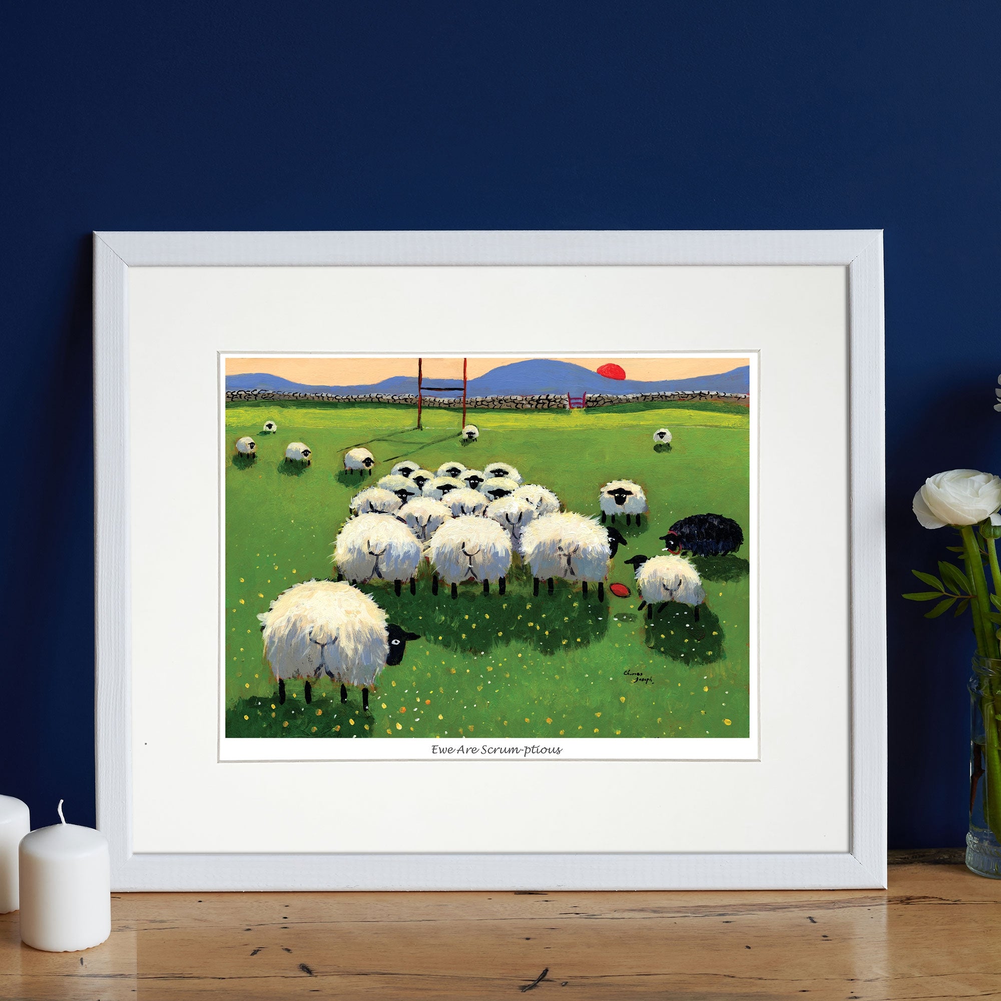 Ewe Are Scrumptious Mounted Print