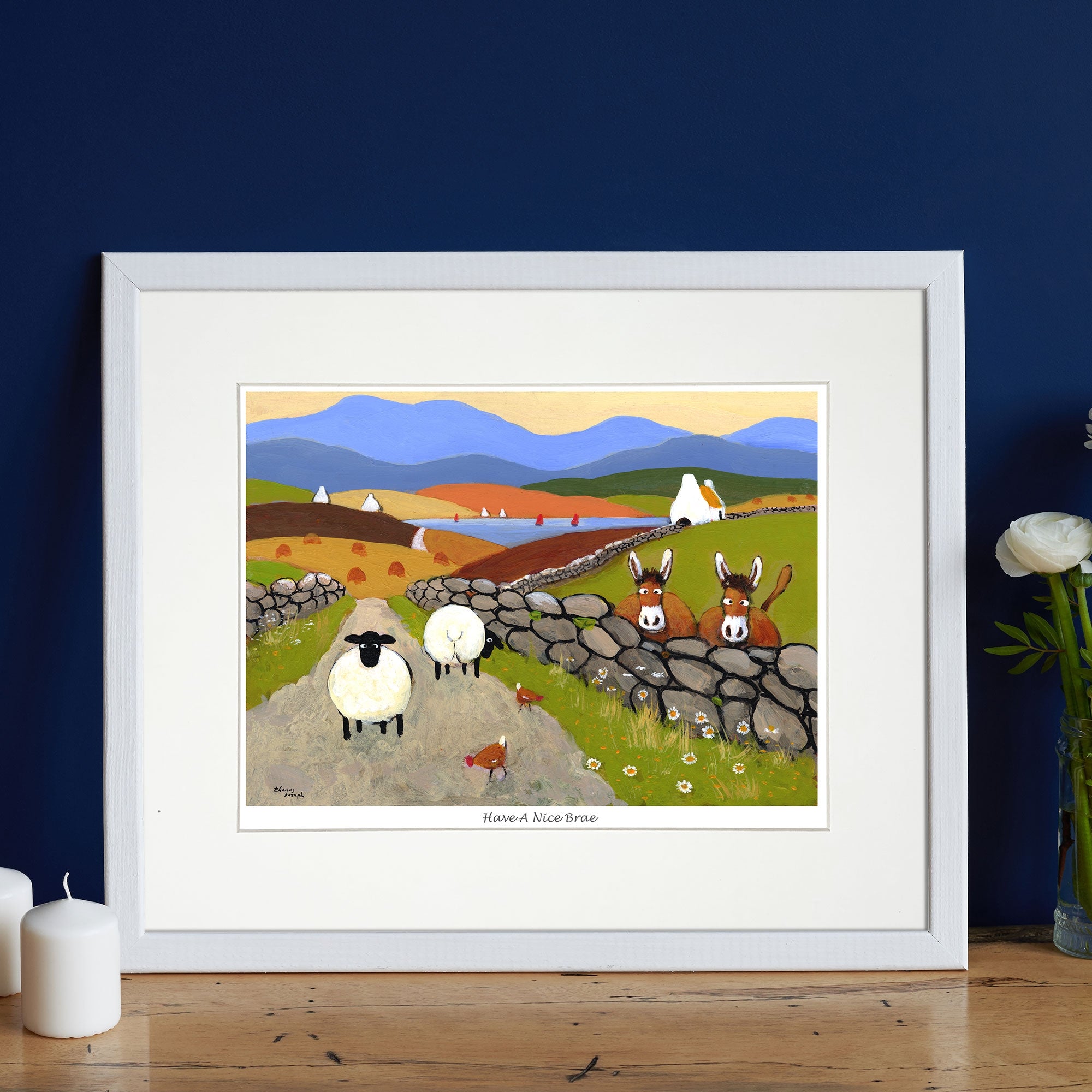 Have A Nice Bray Mounted Print
