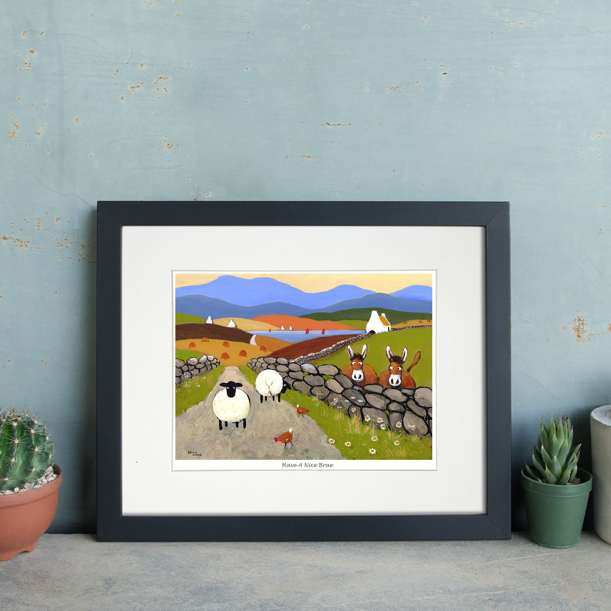 Have A Nice Bray Mounted Print