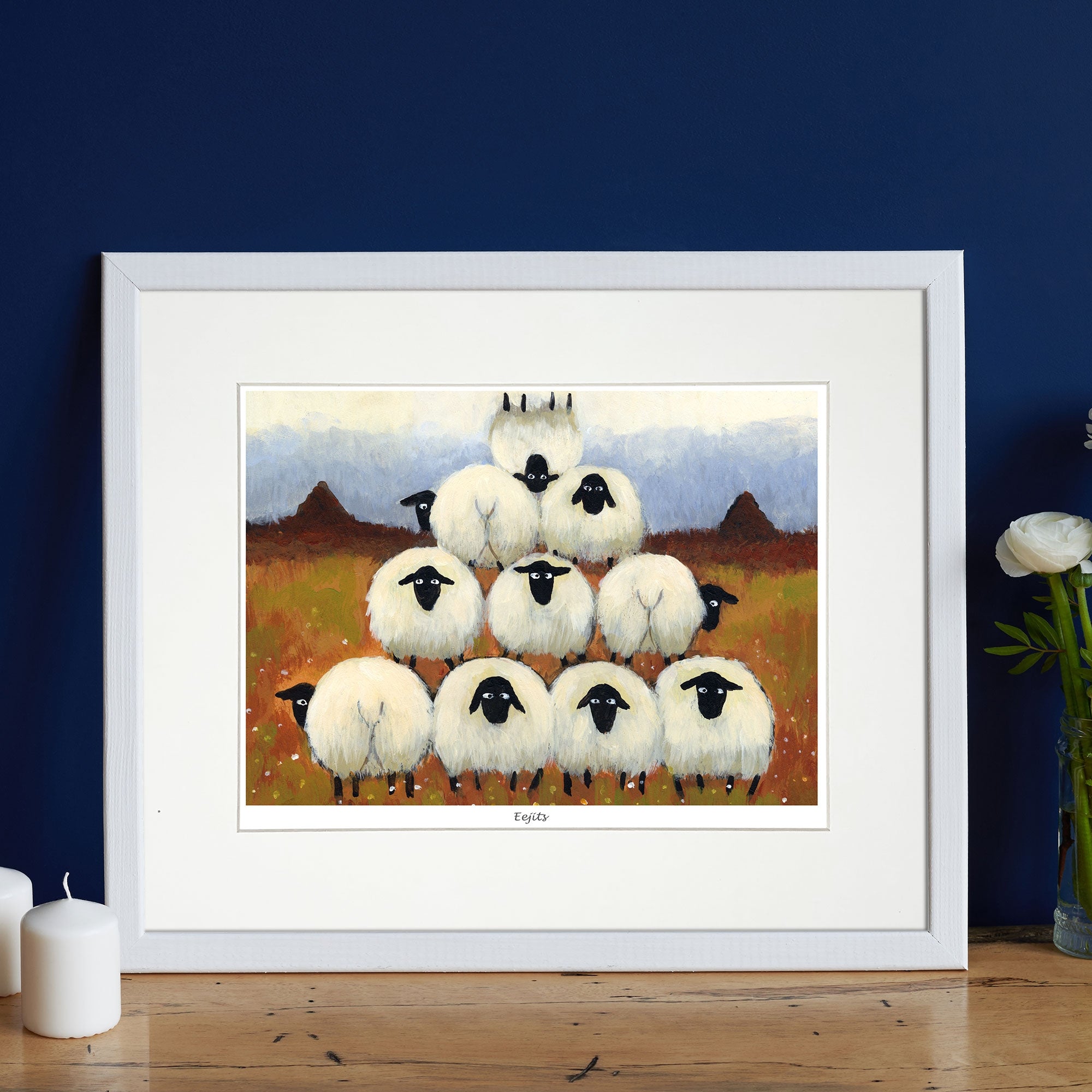Eejits Mounted Print