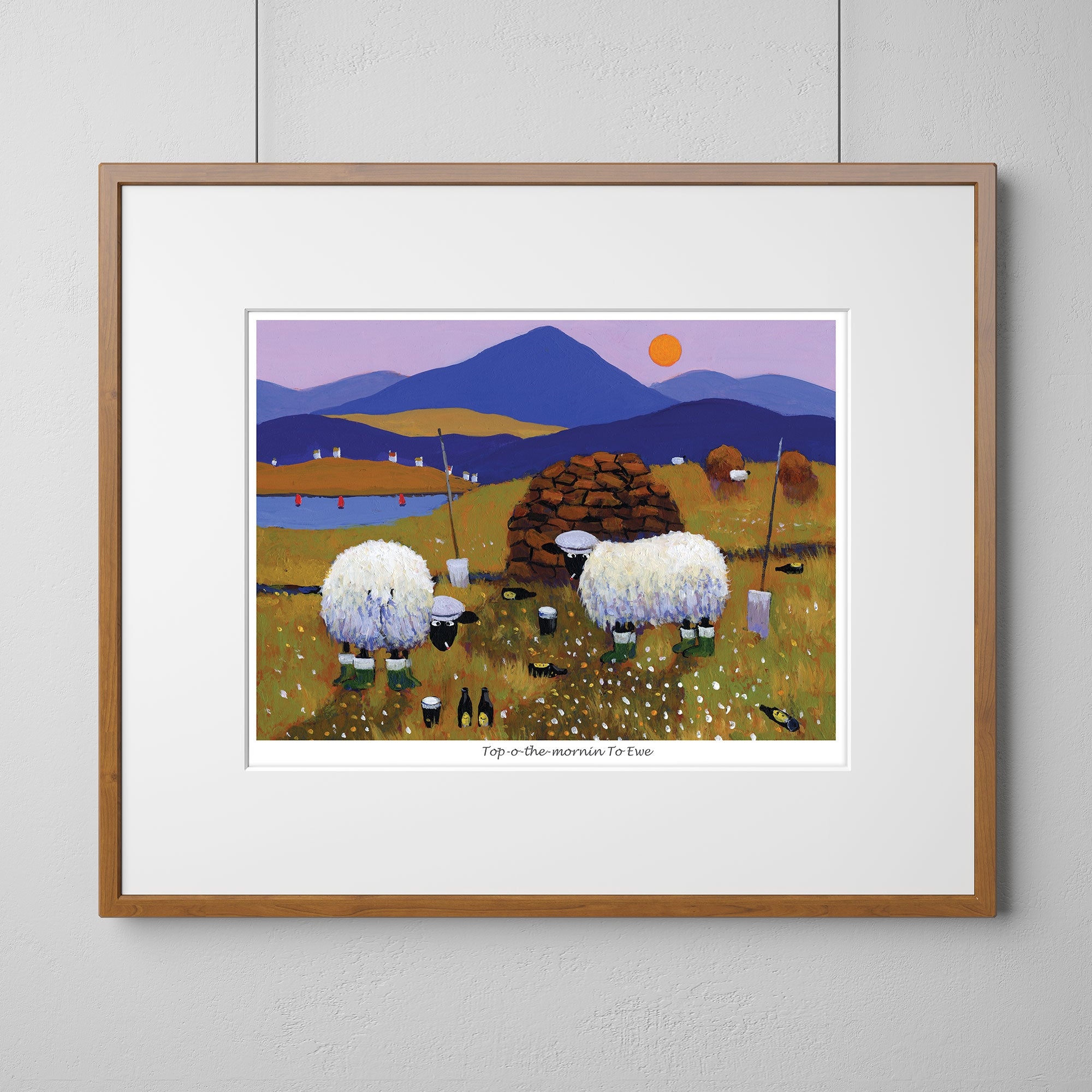 Top O'the Mornin To You Mounted Print