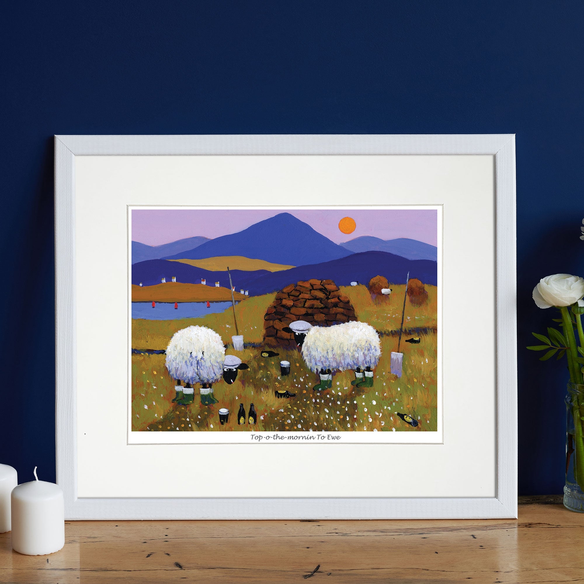 Top O'the Mornin To You Mounted Print
