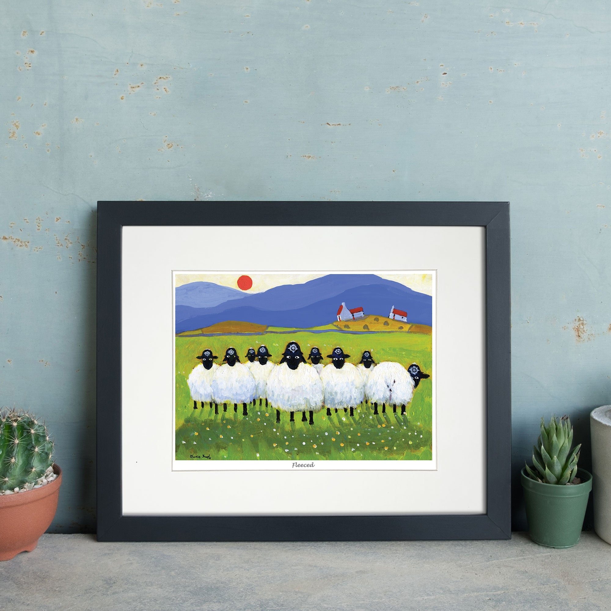 Fleeced Mounted Print