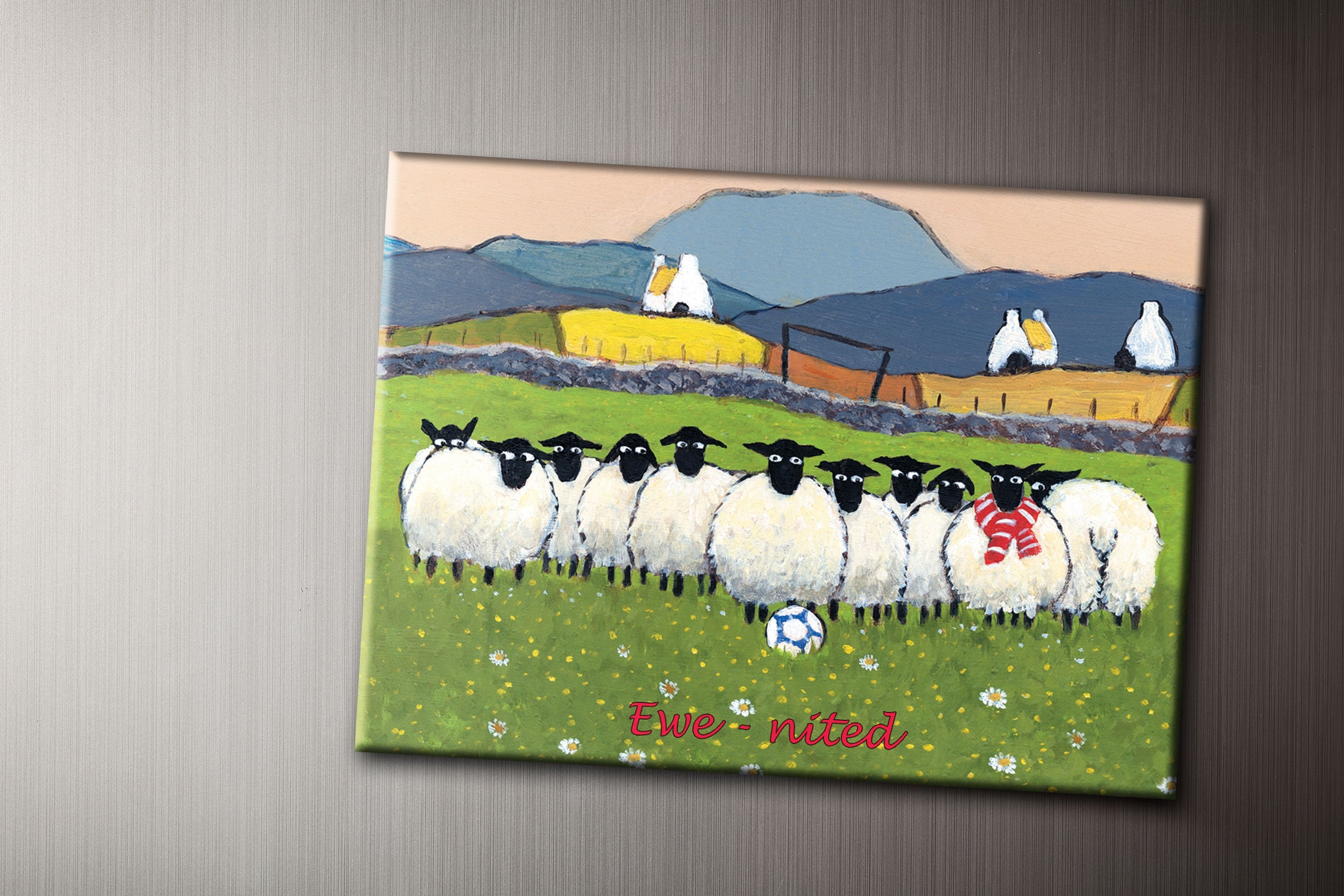 Ewe-nited Fridge Magnet