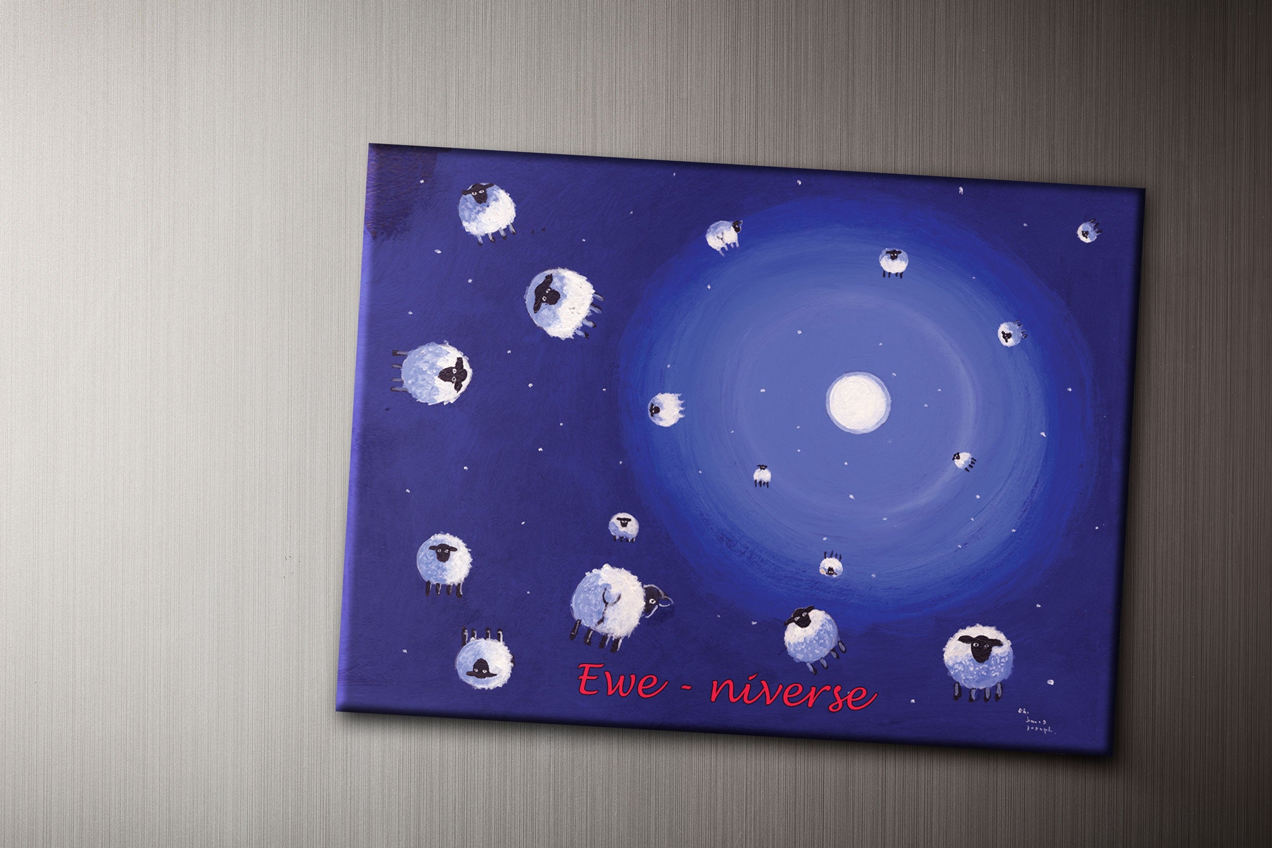 Ewe-niverse Fridge Magnet