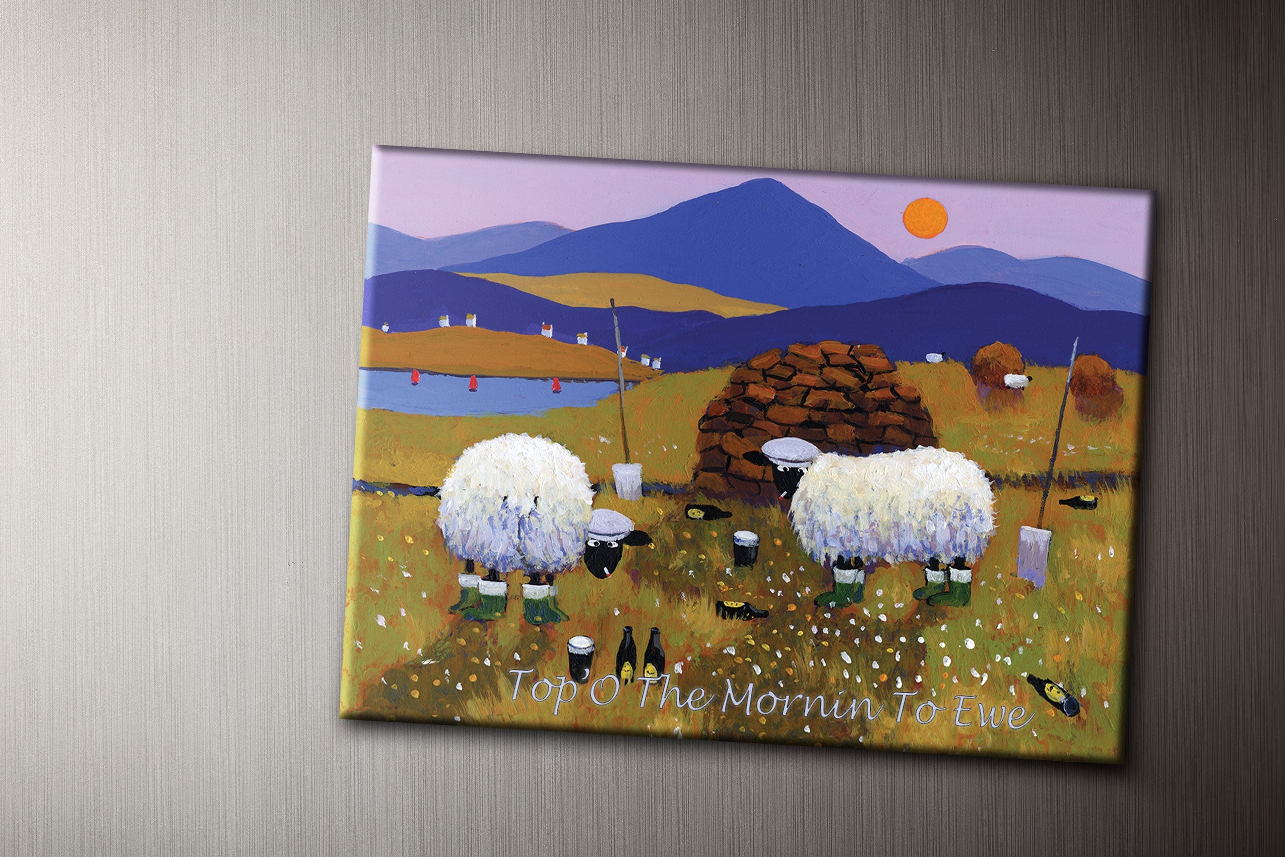 Top Of The Morning To Ewe Fridge Magnet